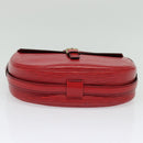 LOUIS VUITTON Epi Jeune Fille MM Shoulder Bag Red M52157 LV Auth 142186-5