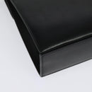 Salvatore Ferragamo Gancini Shoulder Bag Leather Black Gold Auth 142187-16