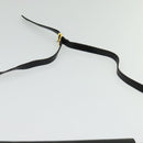 Salvatore Ferragamo Gancini Shoulder Bag Leather Black Gold Auth 142187-14