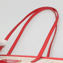 FENDI Zucca Canvas Tote Bag PVC White Gold Auth 142189-8