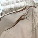 Christian Dior Trotter Canvas Romantic Tote Bag PVC Beige Silver Auth 142190-18