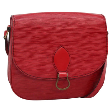 LOUIS VUITTON Epi Saint Cloud GM Shoulder Bag Red M52197 LV Auth 142192