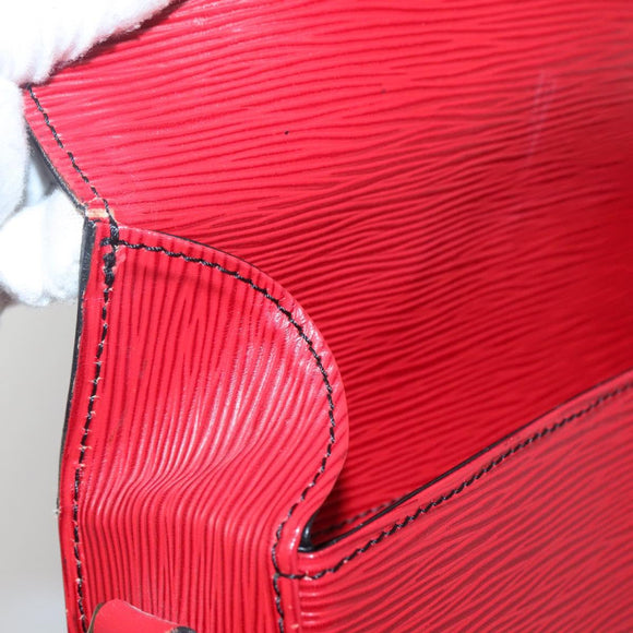 LOUIS VUITTON Epi Saint Cloud GM Shoulder Bag Red M52197 LV Auth 142192