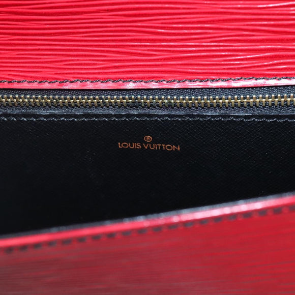 LOUIS VUITTON Epi Saint Cloud GM Shoulder Bag Red M52197 LV Auth 142192