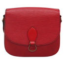 LOUIS VUITTON Epi Saint Cloud GM Shoulder Bag Red M52197 LV Auth 142192-13