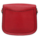 LOUIS VUITTON Epi Saint Cloud GM Shoulder Bag Red M52197 LV Auth 142192-2