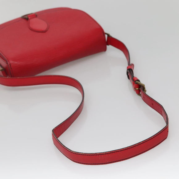 LOUIS VUITTON Epi Saint Cloud GM Shoulder Bag Red M52197 LV Auth 142192