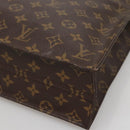LOUIS VUITTON Monogram Sac Plat Hand Bag M51140 LV Auth 142198-10