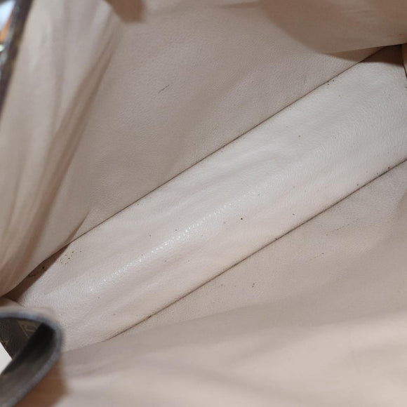 LOUIS VUITTON Monogram Sac Plat Hand Bag M51140 LV Auth 142198