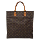 LOUIS VUITTON Monogram Sac Plat Hand Bag M51140 LV Auth 142198-3