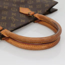 LOUIS VUITTON Monogram Sac Plat Hand Bag M51140 LV Auth 142198-7