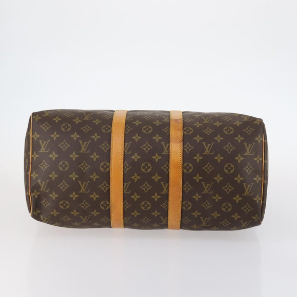 LOUIS VUITTON Monogram Keepall 45 Boston Bag M41428 LV Auth 142204