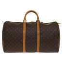 LOUIS VUITTON Monogram Keepall 55 Boston Bag M41424 LV Auth 142205-2