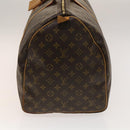 LOUIS VUITTON Monogram Keepall 55 Boston Bag M41424 LV Auth 142205-3