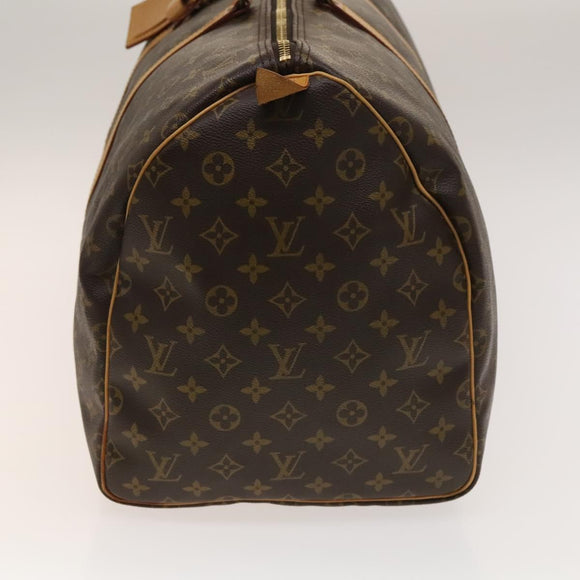 LOUIS VUITTON Monogram Keepall 55 Boston Bag M41424 LV Auth 142205