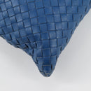 BOTTEGA VENETA INTRECCIATO Shoulder Bag Leather Blue Auth 142212V-17