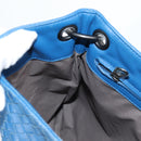 BOTTEGA VENETA INTRECCIATO Shoulder Bag Leather Blue Auth 142212V-21