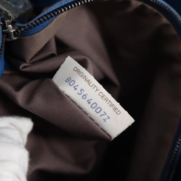 BOTTEGA VENETA INTRECCIATO Shoulder Bag Leather Blue Auth 142212V