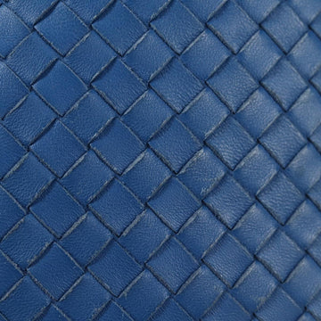 BOTTEGA VENETA INTRECCIATO Shoulder Bag Leather Blue Auth 142212V - 0