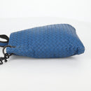 BOTTEGA VENETA INTRECCIATO Shoulder Bag Leather Blue Auth 142212V-4