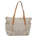 LOUIS VUITTON Damier Azur Totally MM Tote Bag N51262 LV Auth 142213-1