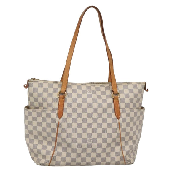 LOUIS VUITTON Damier Azur Totally MM Tote Bag N51262 LV Auth 142213