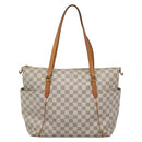 LOUIS VUITTON Damier Azur Totally MM Tote Bag N51262 LV Auth 142213-13