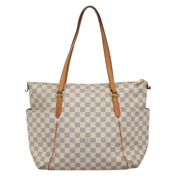 LOUIS VUITTON Damier Azur Totally MM Tote Bag N51262 LV Auth 142213