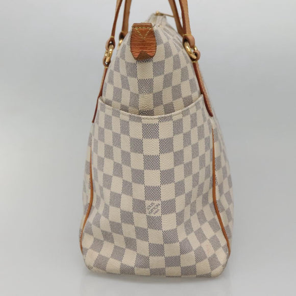 LOUIS VUITTON Damier Azur Totally MM Tote Bag N51262 LV Auth 142213