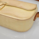 LOUIS VUITTON Monogram Vernis Malibu Street Bag Perle M91507 LV Auth 142214-9