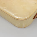 LOUIS VUITTON Monogram Vernis Malibu Street Bag Perle M91507 LV Auth 142214-15