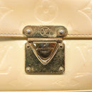 LOUIS VUITTON Monogram Vernis Malibu Street Bag Perle M91507 LV Auth 142214-17
