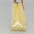 LOUIS VUITTON Monogram Vernis Reade PM Hand Bag Perle M91336 LV Auth 142215-3
