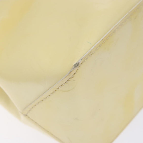 LOUIS VUITTON Monogram Vernis Reade PM Hand Bag Perle M91336 LV Auth 142216