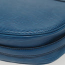 LOUIS VUITTON Epi June Feuille Shoulder Bag Blue M52155 LV Auth 142219-18
