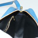 LOUIS VUITTON Epi June Feuille Shoulder Bag Blue M52155 LV Auth 142219-21