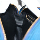 LOUIS VUITTON Epi June Feuille Shoulder Bag Blue M52155 LV Auth 142219-22