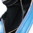 LOUIS VUITTON Epi June Feuille Shoulder Bag Blue M52155 LV Auth 142219-11