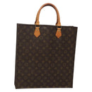 LOUIS VUITTON Monogram Sac Plat Hand Bag M51140 LV Auth 142230-1