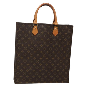 LOUIS VUITTON Monogram Sac Plat Hand Bag M51140 LV Auth 142230