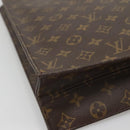 LOUIS VUITTON Monogram Sac Plat Hand Bag M51140 LV Auth 142230-11