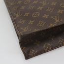 LOUIS VUITTON Monogram Sac Plat Hand Bag M51140 LV Auth 142230-13