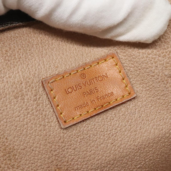 LOUIS VUITTON Monogram Sac Plat Hand Bag M51140 LV Auth 142230