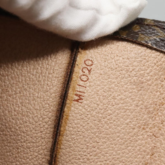 LOUIS VUITTON Monogram Sac Plat Hand Bag M51140 LV Auth 142230