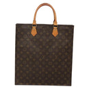 LOUIS VUITTON Monogram Sac Plat Hand Bag M51140 LV Auth 142230-3