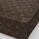 LOUIS VUITTON Monogram Sac Plat Hand Bag M51140 LV Auth 142231-15