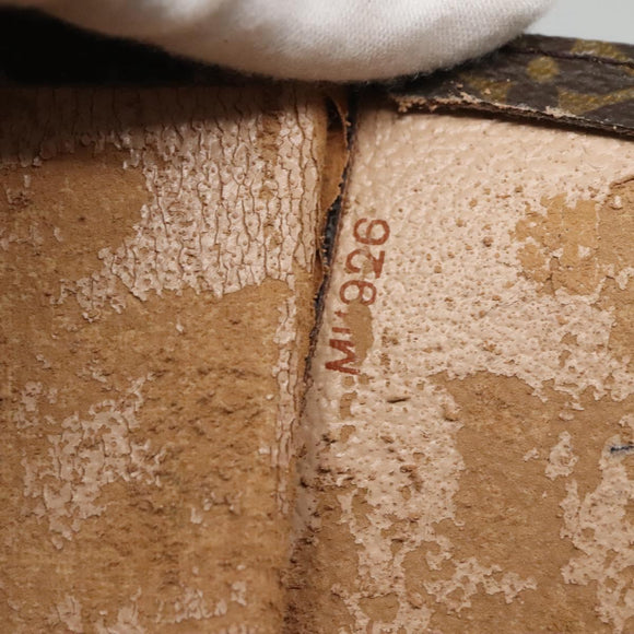 LOUIS VUITTON Monogram Sac Plat Hand Bag M51140 LV Auth 142231