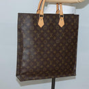 LOUIS VUITTON Monogram Sac Plat Hand Bag M51140 LV Auth 142231-19