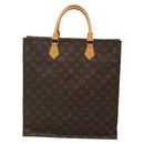 LOUIS VUITTON Monogram Sac Plat Hand Bag M51140 LV Auth 142231-13