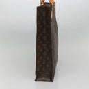 LOUIS VUITTON Monogram Sac Plat Hand Bag M51140 LV Auth 142231-4
